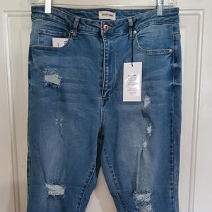 C'est Toi Jeans 1X frayed hem